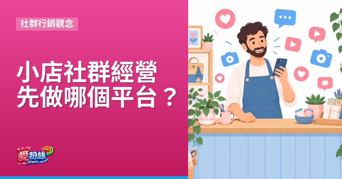 小店社群經營怎麼開始？IG、FB、Threads、TikTok、YouTube 先做哪個平台